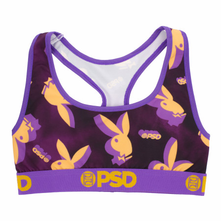 Playboy 3D Logo Tumble PSD Sports Bra